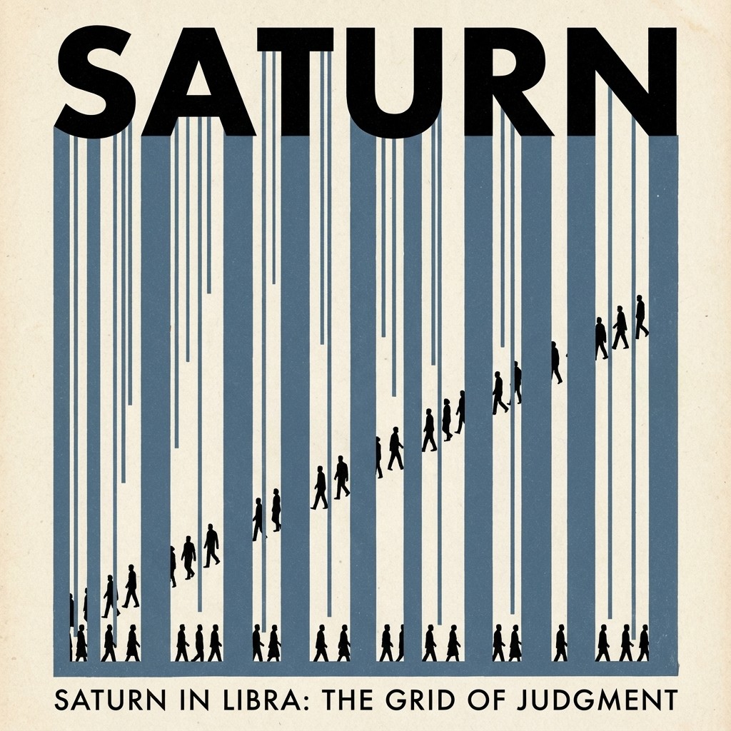 Saturn in Libra poster